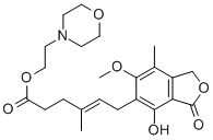 Mycophenolate mofetil Structure